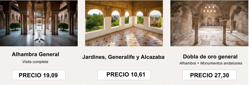 precios alhambra