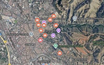 Mapa turístico Granada
