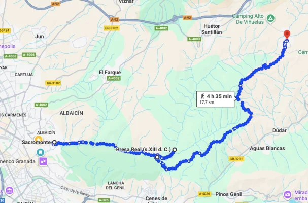 ruta beas de granada